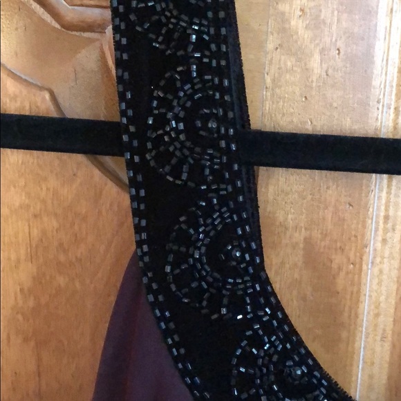 Talbots Grecian Style Gown with beading in Size 8 - Picture 4 of 8